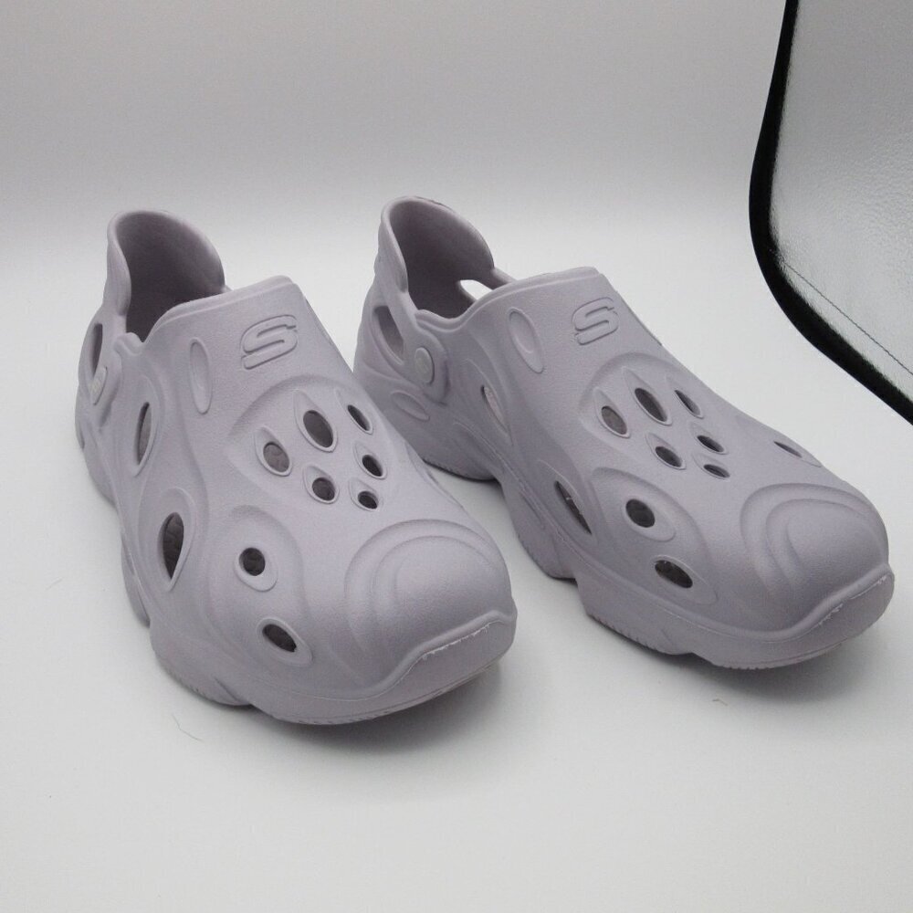 Skecher’s Foamies Dashing - It's A Vibe Slip-On Clog Sandals Purple Rubber 11